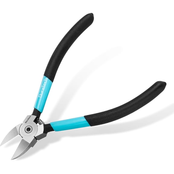 6-Inch Professional Wire Cutters, Flush Cutters with CNC Machined Edges, CR-V Thickened Side Cutters, Ultra-Sharp Flush Cut Pliers for Crafting, Electronics, Zip Ties, and DIY Models