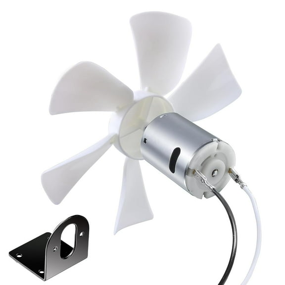 6 Inch RV Vent Fan Replacement 12V Roof Ceiling Exhaust Fan for Bathroom with White Blades 130CFM