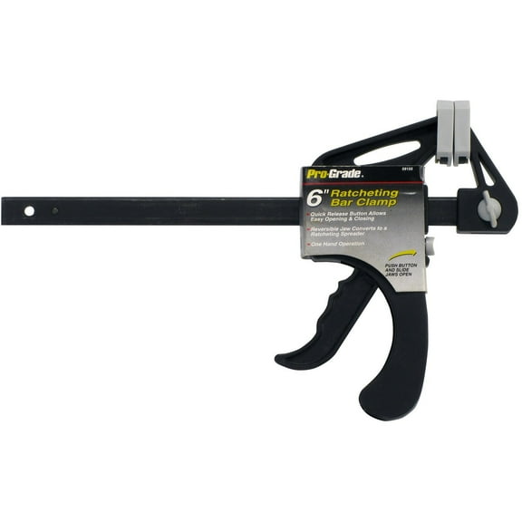 6" Inch Ratcheting Release Bar Vise Grip Clamp Squeeze Wood Spreader One Handed