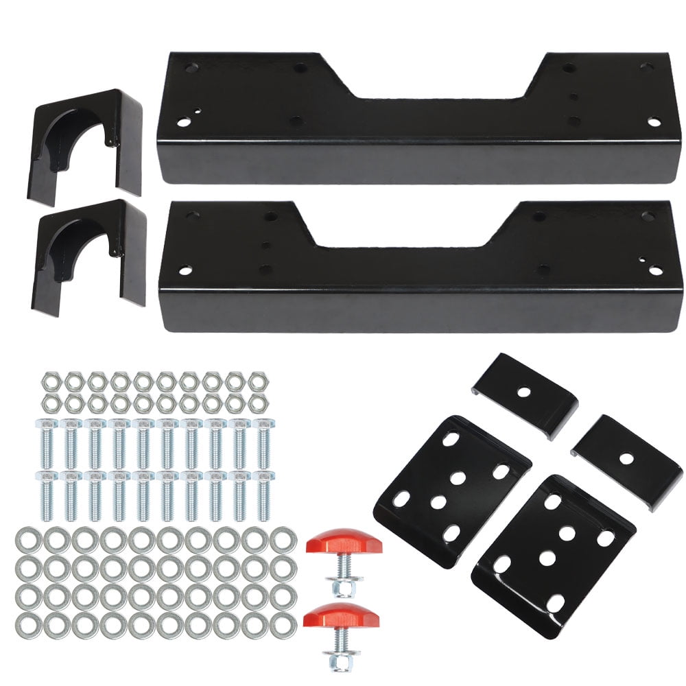 Munirater 6 Inch C-Notch Rear Support & Drop Lowering Flip Kit Replacement For Chevy Silverado 1988-1998 C1500 GMC Sierra - View #8