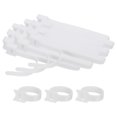 thumbnail image 1 of 6 Inch Reusable Cable Ties, 210 Pcs Adjustable Hook and Loop Fastening Cord Organizer White, 1 of 7