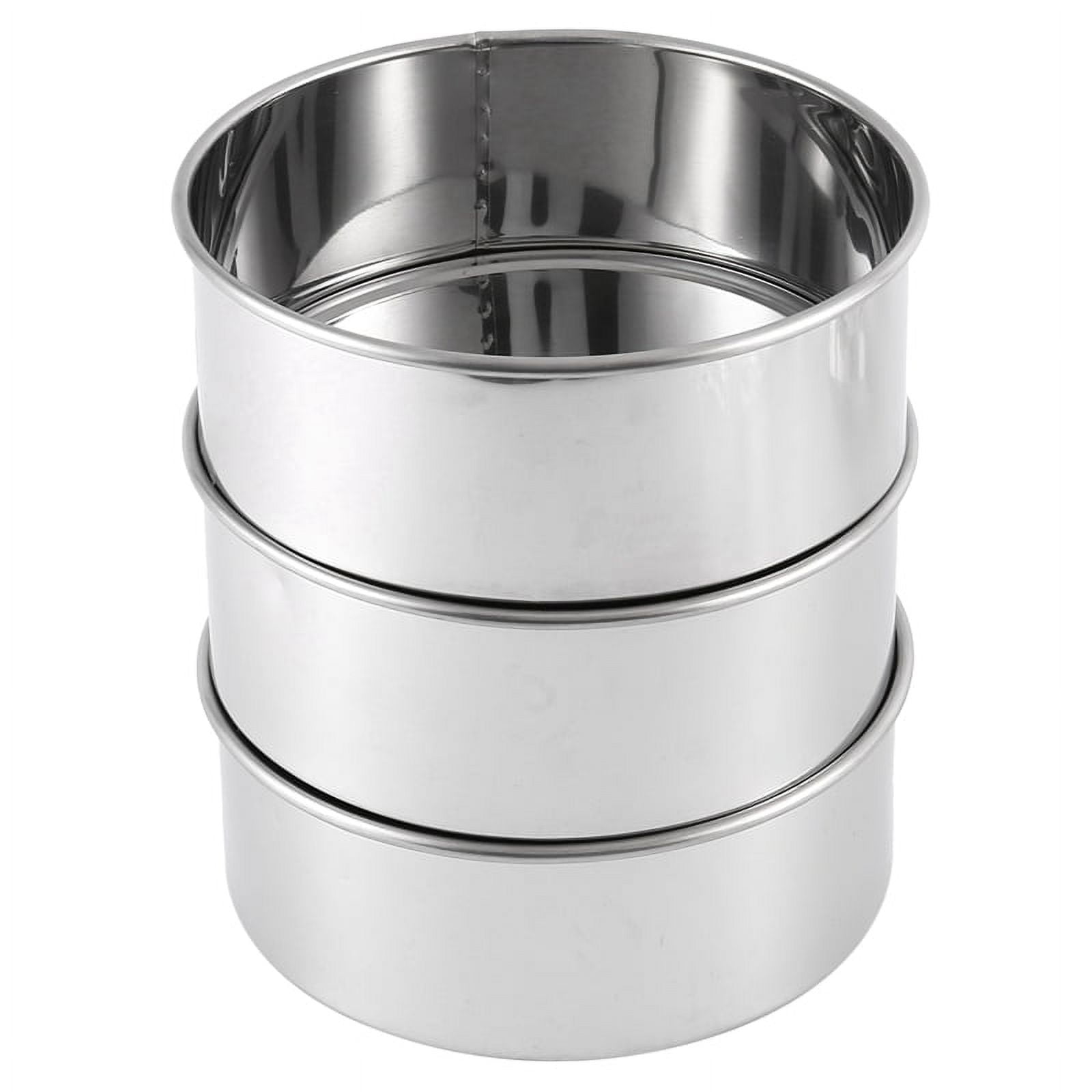 Hemoton 9-Inch Round Cake Pan Set Of 2 - Stainless Steel Baking Pans