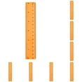 thumbnail image 1 of 6 Inch Ruler,Plastic Ruler,Clear Mini Ruler,Rulers Bulk for Classroom,Small Ruler for Journaling,Reglas Escolares,Cute Orange Rulers with Centimeters and Inches Office Supplies Classroom Must Have, 1 of 5