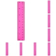 thumbnail image 1 of 6 Inch Ruler,Plastic Ruler,Clear Mini Ruler,Rulers Bulk for Classroom,Small Ruler for Journaling,Reglas Escolares,Cute Pink Rulers with Centimeters and Inches Office Supplies Classroom Must Have, 1 of 5