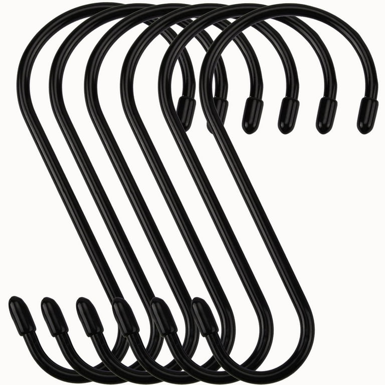 Inch S Hook, Large Vinyl Coated S Hooks with Rubber Stopper Non