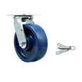 thumbnail image 1 of 6 Inch SS Solid Poly Swivel Caster with Roller Bearing and Swivel Lock SCC, 1 of 2