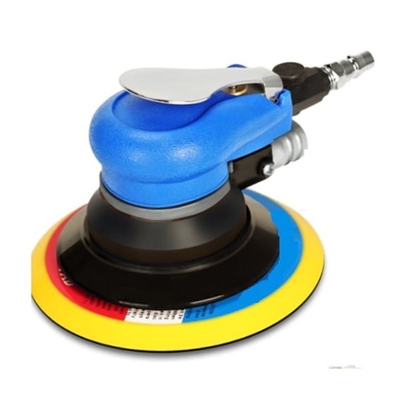 6 Inch Sander Polisher Pneumatic Orbit With 12pcs Sanding Disc Sanding Paper And 3pcs Polishing Sponge ,Easy Operation
