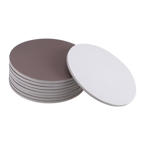 6-Inch Sanding Sponge Hook and Loop Sanding Disc Wet / Dry for Car Wood Drywall Metal Brown Corundum 2000grit 9pcs