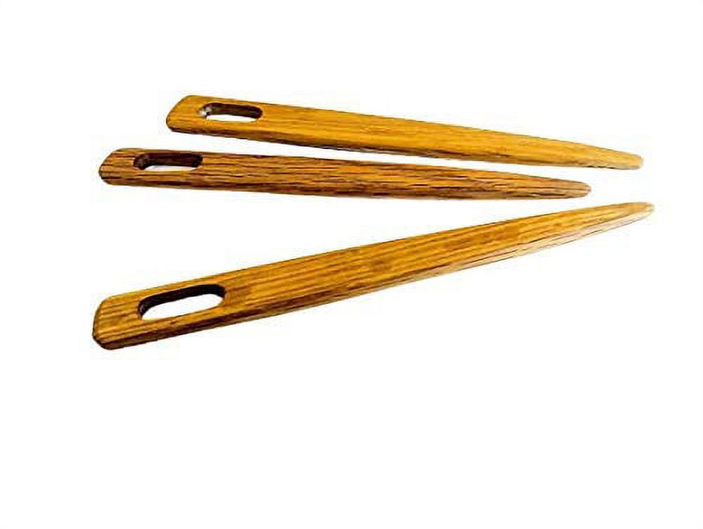 LeeKraftz 6 Inch Set of 3 Multi Purpose Weaving Needles, Toothbrush ...