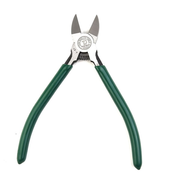 6 Inch Side Flush Cutting Pliers for Copper Wire, High Carbon Steel Diagonal Shears with Spring Loaded Design, Ergonomic Anti-Slip Handle, Solid Nickel-Iron Alloy Tool for Precision Electrical Tasks