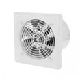 6 Inch Silent Exhaust Fan Air Ventilator Bathroom Toilet Pipe Duct Fans