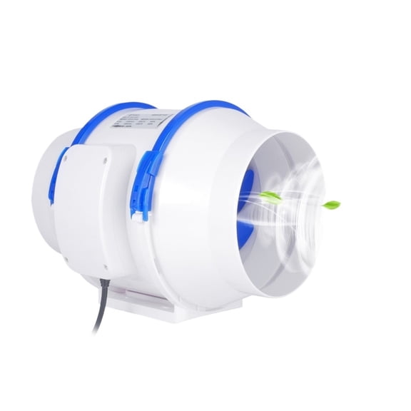 6 Inch Silent Inline Duct Fan Strong Power Ventilation System For Kitchen Bathroom Air Extractor Exhaust Outlet Ventilator ,Easy to Install