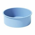 thumbnail image 1 of 6-Inch Silicone Cake Baking Mold Non-Stick Pan for Cupcakes, Cheesecakes & Round Cakes Silicone Bakeware Set, Non-Stick Cake Pan, 6" Round Baking Mold, Silicone Cupcake Pan, Baking Tool(Blue), 1 of 8