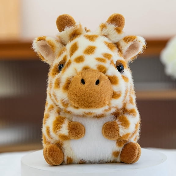 6 Inch Sitting Giraffe Mini Stuffed Animal Doll