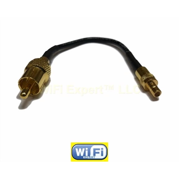 6 Inch Smb Male To Rca Male Adapter Pigtail Cable Lmr100 High Quality Low Loss
