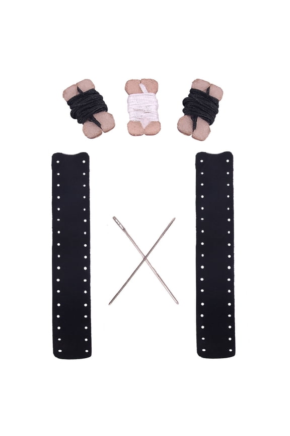 6 Inch Soft Suede Leather Lever Wrap Cover for Lever-Action Rifles and Shotguns BLACK BROWN