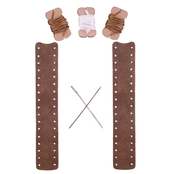 6 Inch Soft Suede Leather Lever Wrap Cover for Lever-Action Rifles and Shotguns BLACK BROWN