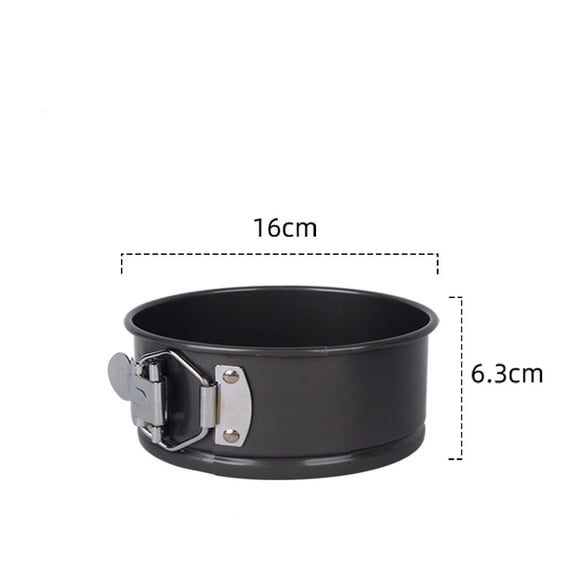 6-Inch Springform Pan Set - 1 Piece Small Nonstick Cheesecake Pan for Cheesecakes, Pizzas and Quiches