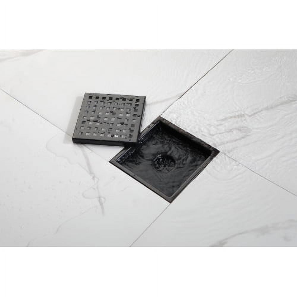 8 Inch Square Automatic Stainless Steel Shower Drain Floor Drain