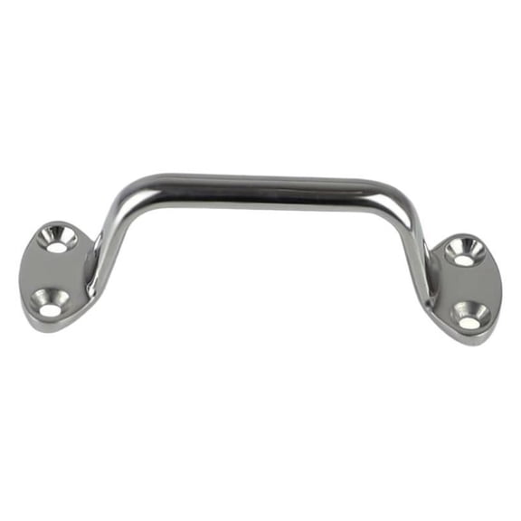 6 Inch Stainless Handrail Metal Handrail Handle Heavy Duty Grab Handle Simple Installation for Secure Boats Deck Access