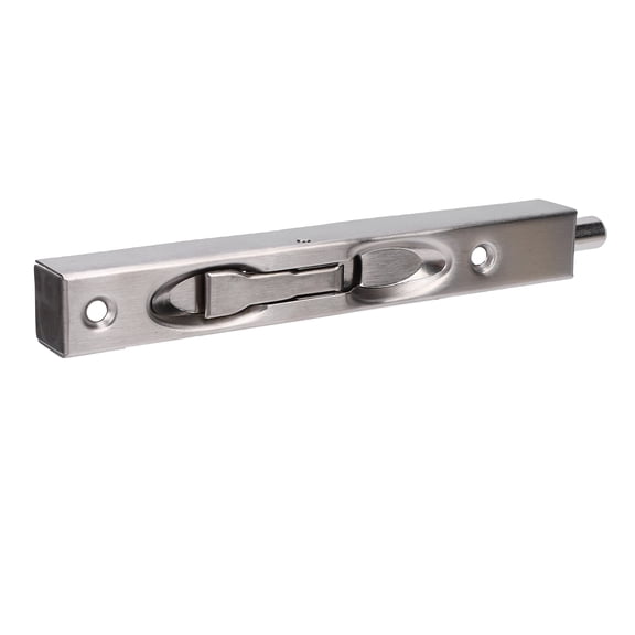 6 Inch Stainless Steel Flush Bolt for Double Doors Flip Lever Concealed Latch Slide Patio Door Top Bottom Lock Hardware Set