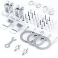 thumbnail image 1 of 6 Inch Stainless Steel Winch Hardware Kit Complate Installation Set for Rectangle Or Square Sun Shade Sail Include Cables Winches Hardware B, 1 of 5