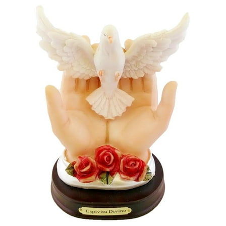 6 Inch Statue of Holy Spirit Espiritu Santo in Hand Christianity Catholic