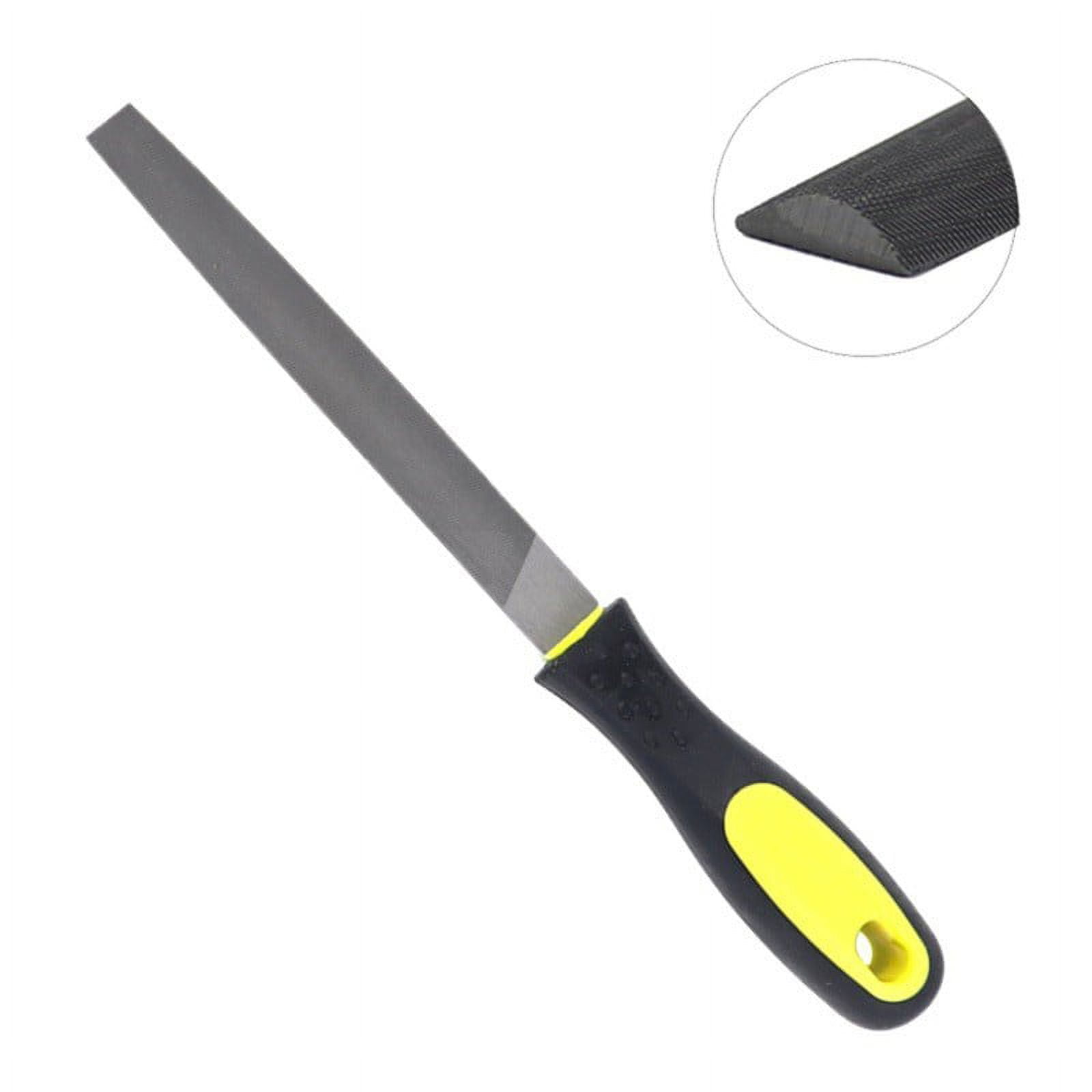6 Inch Steel File Metal Craft Carving Medium-Toothed Woodworking File ...