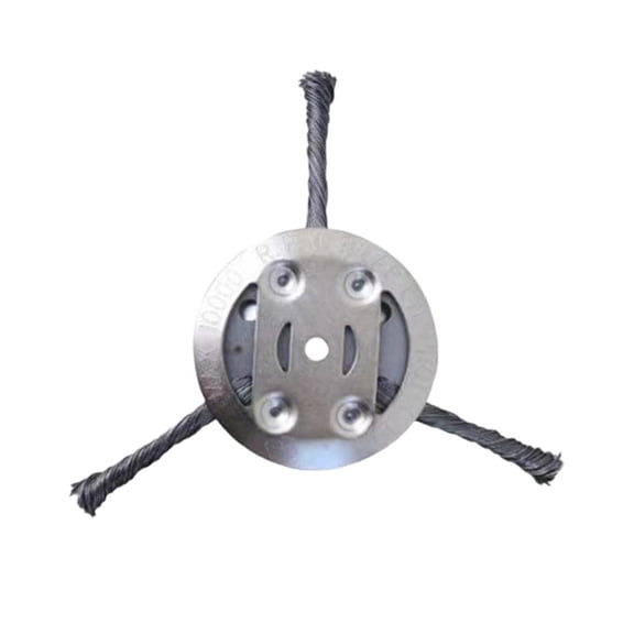 6 Inch Steel Wire Grass Trimmer Head, Universal Weed Trimmer Replacement, Heavy-Duty Steel Wire Weed Cutter Attachment for Lawn Mowers, Efficient Weed and Moss Removal Tool