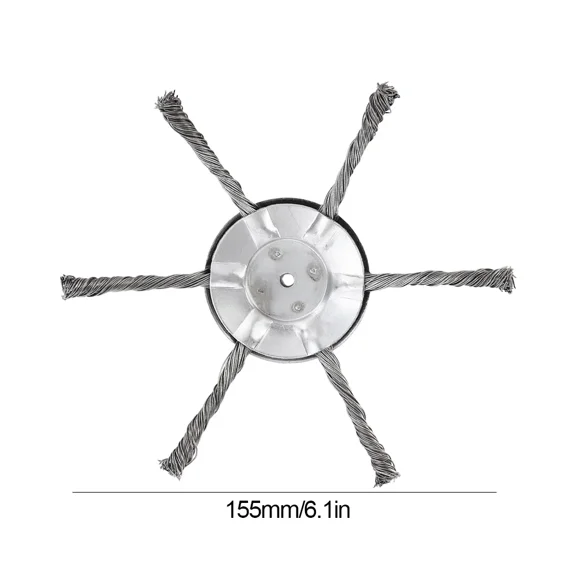 6-Inch String Trimmer Replacement Head Kit - Compatible with Li-Ion Cordless Weed Wacker, Includes Nylon String & Metal Blades, Universal Weed Eater Parts 6T