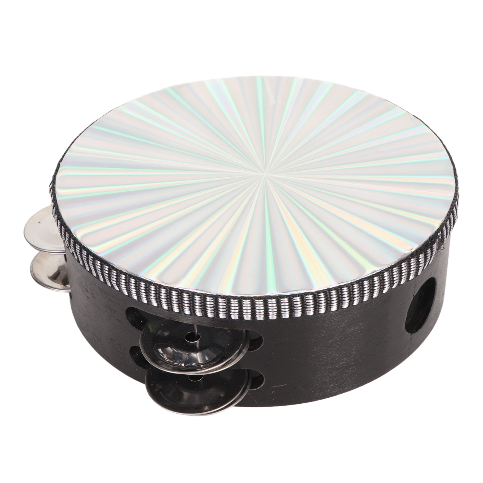 6 Inch Tambourines Double Row Tambourines Reflective Drum Tambourines