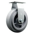 thumbnail image 1 of 6 Inch Thermoplastic Rubber Wheel Rigid Caster with Roller Bearing SCC, 1 of 2
