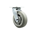 thumbnail image 1 of 6 Inch Thermoplastic Rubber Wheel Swivel Caster with Ball Bearing Service Caster, 1 of 2