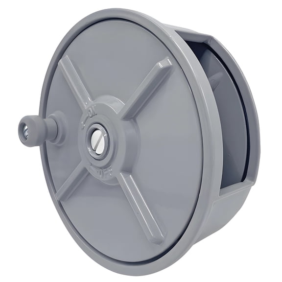 6 Inch Tie Wire Reel, Lightweight Aluminum Spool Holder with Belt Clip, Portable Rebar Tool for Electrical Cable, Rope, Industrial Wire Management