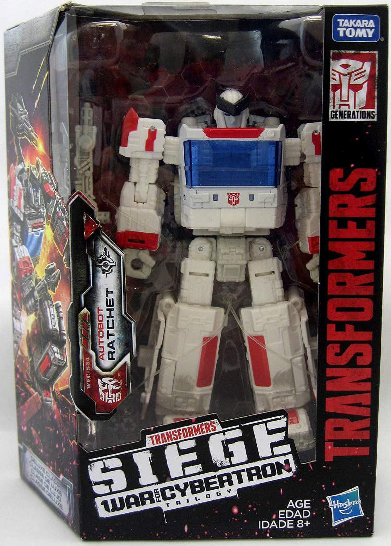 6 Inch Transformers Siege War for Cybertron Action Figure Deluxe Class -  Ratchet Exclusive - Walmart.com, image size:1500x2092