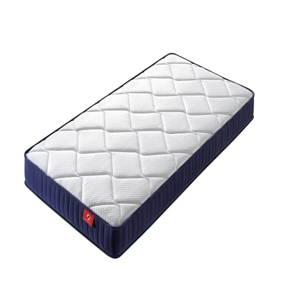6 Inch Twin Mattress, Foam and Spring Hybrid Mattress in a Box, Medium Soft, Breathable Fabric & Adaptive Support, CertiPUR-US Certified, Twin Size Mattress in Guest and Kids Bedroom