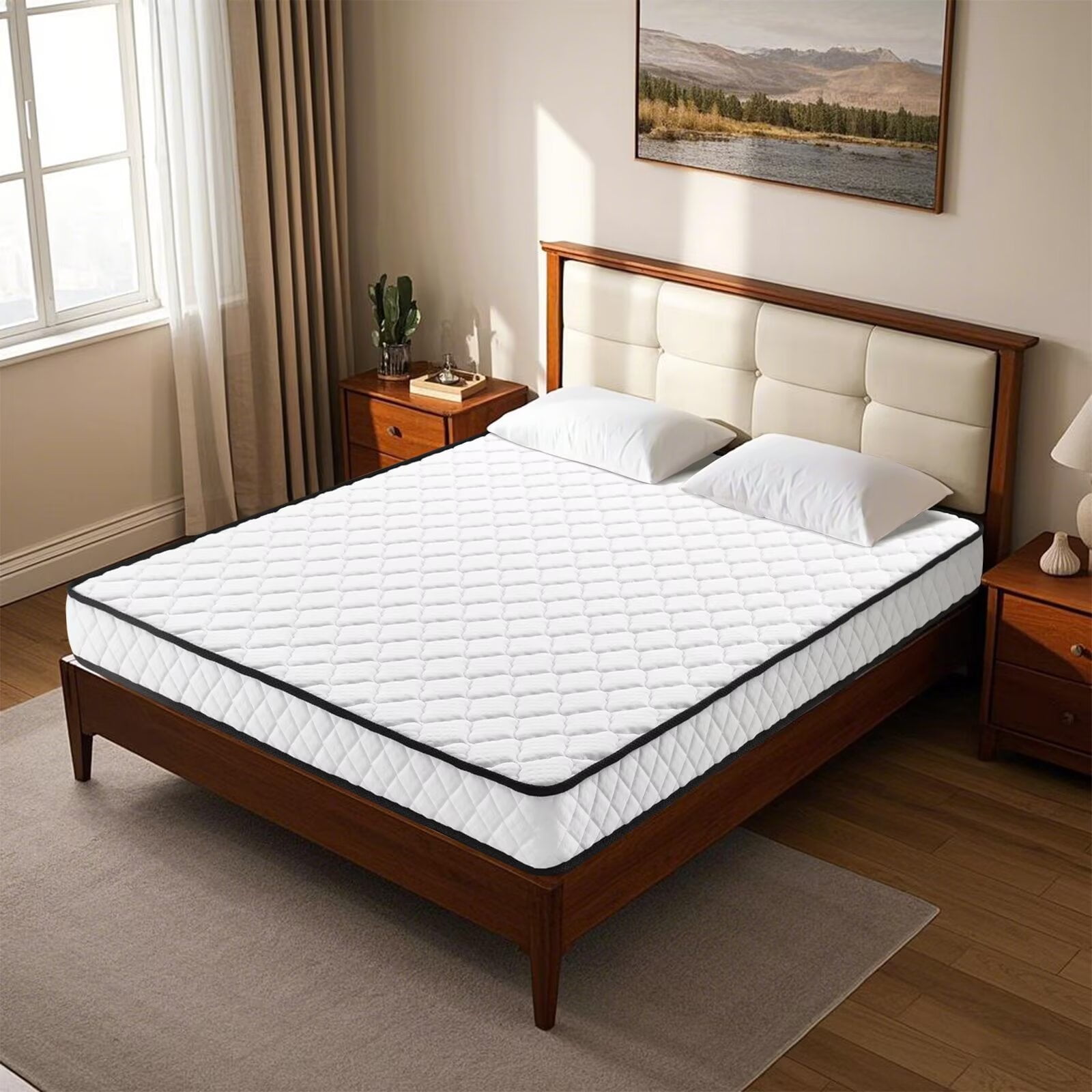 6 Inch Twin Mattress for Kids Adults Single Bed, Memory Foam Twin Size Mattress in a Box for Comfort Sleep & Pressure Relief, CertiPUR-US Certified Twin Mattresses Medium Firm,Fiberglass-Free