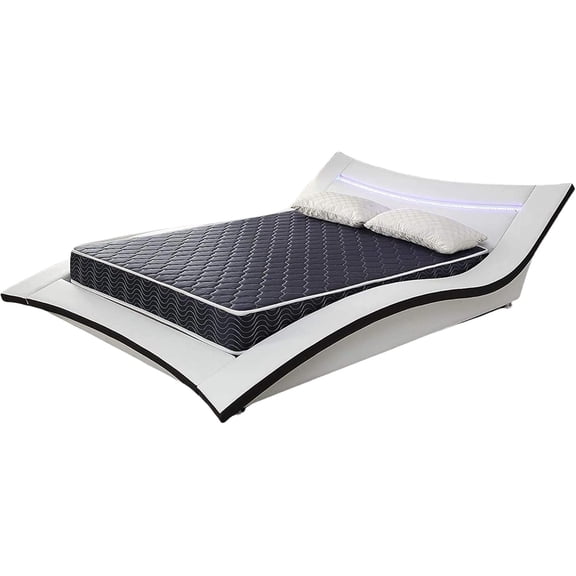 6 Inch Twin Mattress for Kids, Memory Foam Twin Mattress in a Box, Medium Firm Mattresses for Pressure Relief/Innerspring/Motion Isolating/Certipur-US Certified (Black+Blue, Twin)