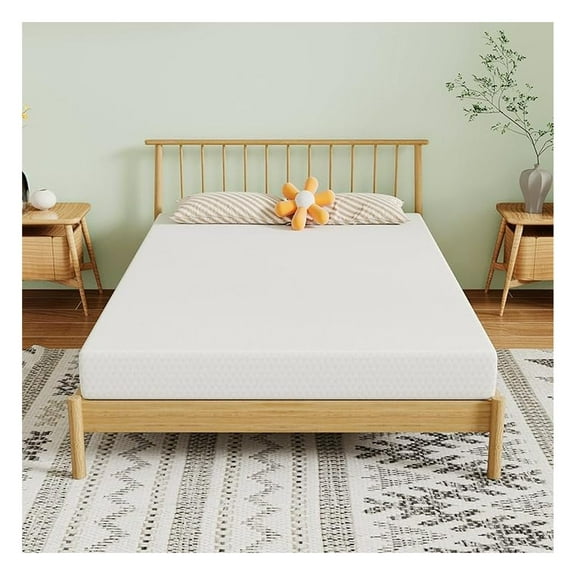 6 Inch Twin XL Memory Foam Mattress in a Box with Breathable Cover Medium Firm Twin Bed Mattress for Bunk Bed, Trundle Bed, Certified