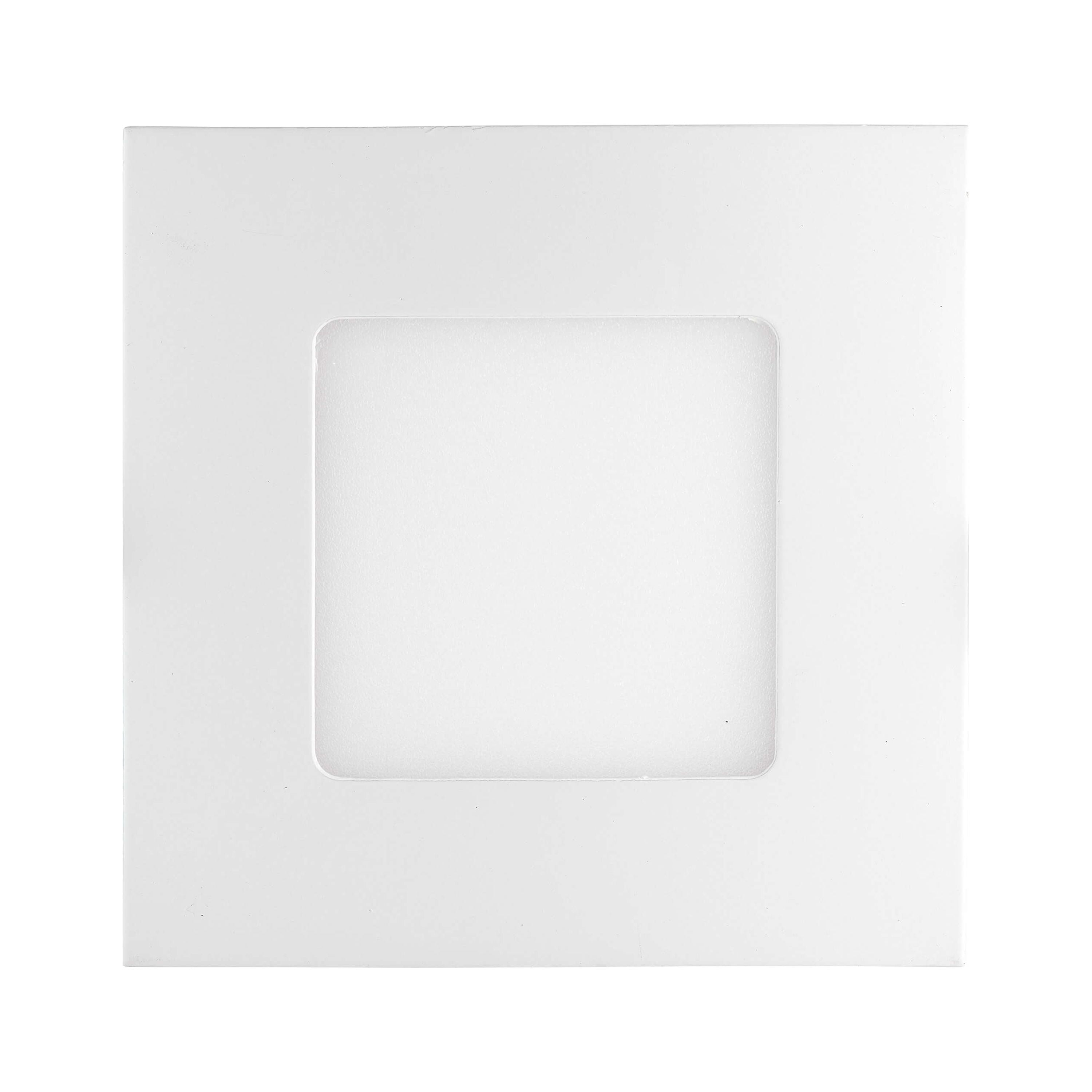 6 Inch Ultra Thin Square LED Recessed Light with Junction Box, 18W, 5CCT Color Selectable 2700K
