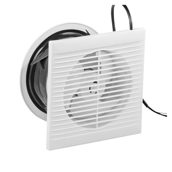 6 Inch Wall Fan - 110 CFM Through Wall Exhaust Fan, Quiet AC Motor Ventilation for Bathroom, Garage, Laundry, Storage - Easy Installation Air Exchanger