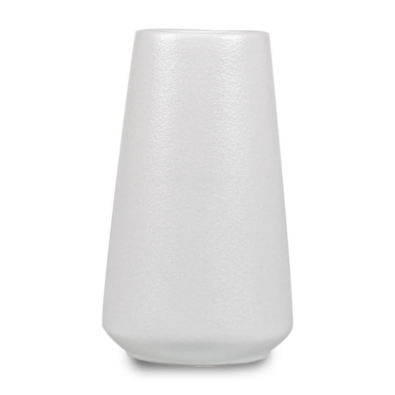 6 Inch White Flower Vase White Vase Small Ceramic Vase for Flowers Vases for Table Shelf Home Decor Wedding Pampas Grass