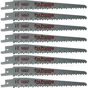 6 Inch Wood Cutting & Pruning Reciprocating Saw Blades for Reciprocating and Sawzall Saws 6 TPI - 8 Pack