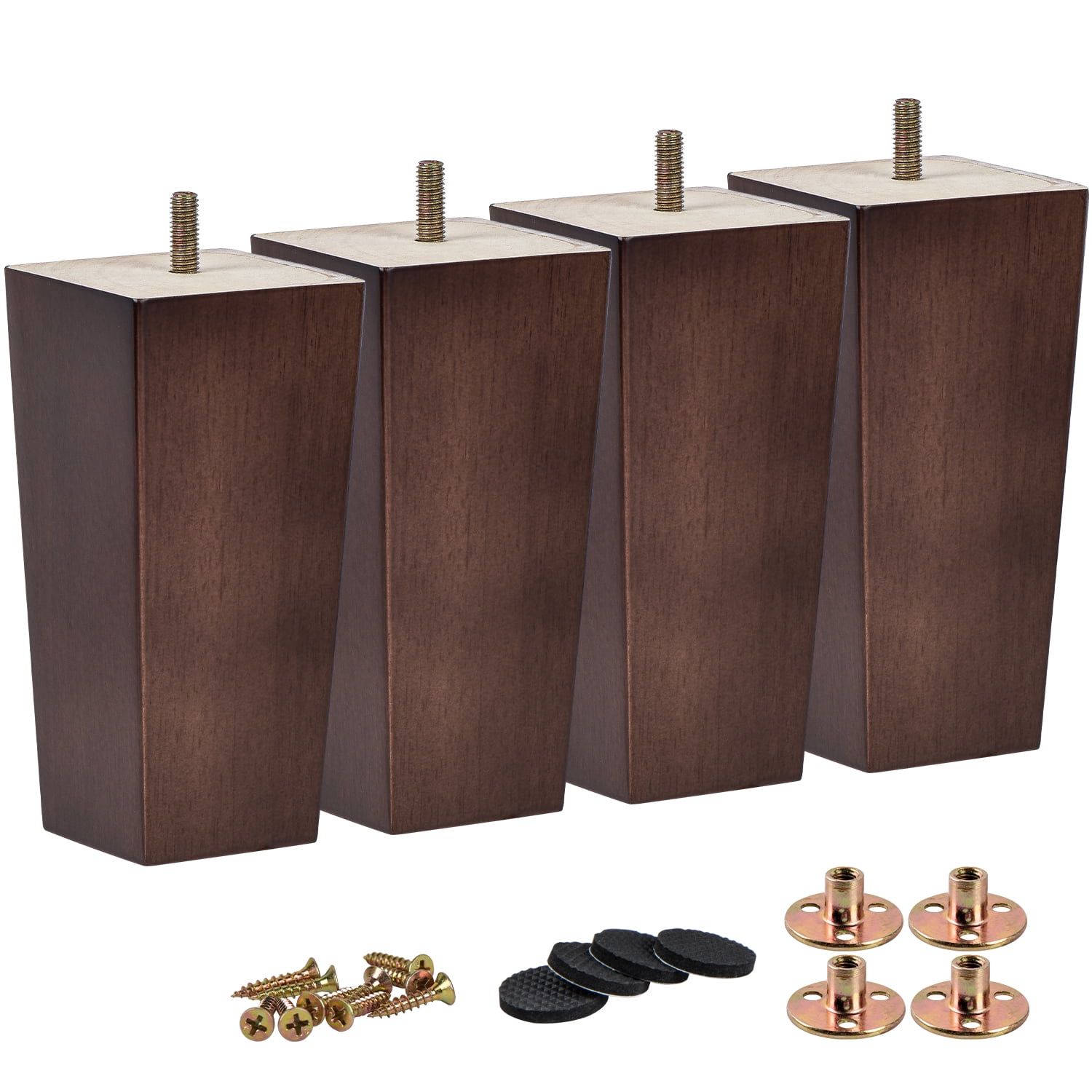 Walnut couch legs discount