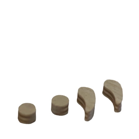 6 Inch Wooden Letter Period-Comma - Proportionately sized to fit the 6" Tall Letters