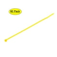 thumbnail image 1 of 6 Inch x 0.1 Inch Yellow Cable Zip Ties Self-Locking Nylon Tie Wraps 80 Pack, 1 of 5