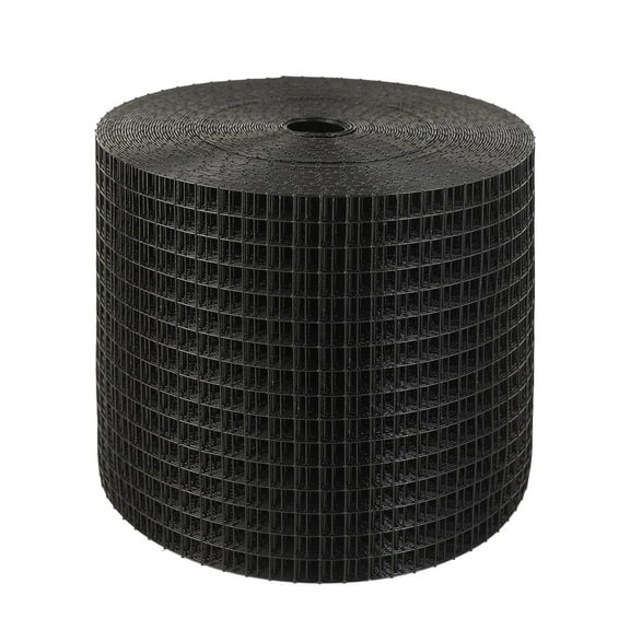 6 Inch x 100ft Solar Panel Bird Guard Critter Guard Roll Kit with 100pcs Aluminum Alloy Fasteners Rust Proof PVC Coating 1/2 Inch Wire Mesh