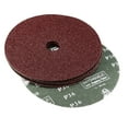 thumbnail image 1 of 6-Inch x 7/8-Inch Aluminum Oxide Resin Fiber Discs, Center Hole 36 Grit Sanding Grinding Discs 5 Pcs, 1 of 4