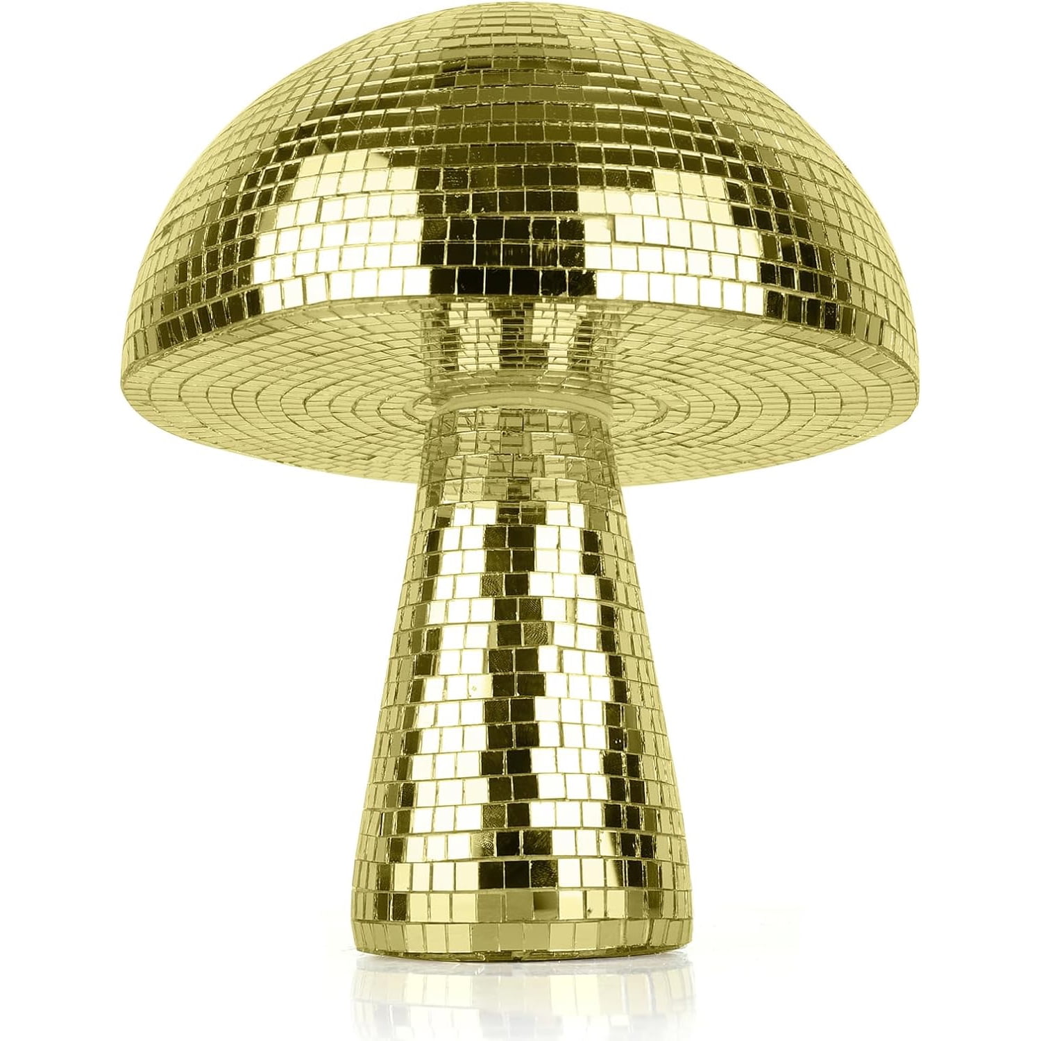 6 Inches Mirror Disco Ball, Rustic Handmade Mushroom Disco Ball Home ...