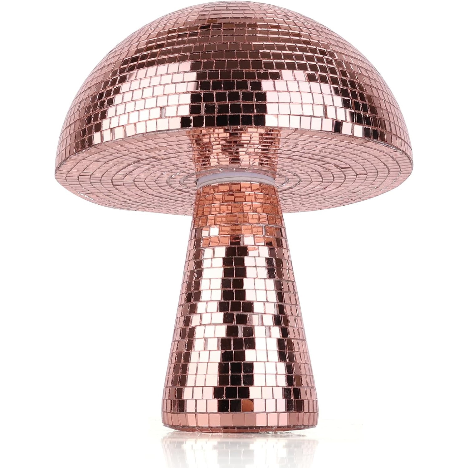 6 Inches Mirror Disco Ball, Rustic Handmade Mushroom Disco Ball Home ...